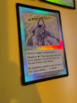 Frantic Purification x3 instan MTG Card. Old Vintage shooting star Foil. Torment - Image 4