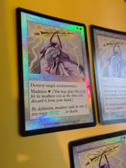 Frantic Purification x3 instan MTG Card. Old Vintage shooting star Foil. Torment - Image 5