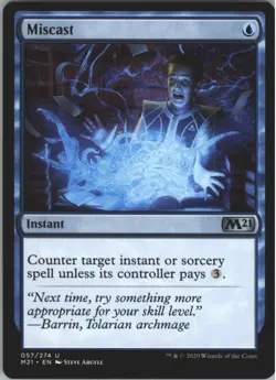 Miscast - #57 Magic 2021 Core Set LP MTG - Image 1