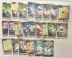 lp-mp Pocket Monsters Carddass Japanese Pokemon tcg card Lot x23 Bandai File - Image 1