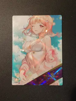 SSR-35 Chiaki Nanami Danganronpa Goddess Story Anime TCG Holo Card - Image 2