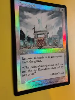 Morningtide Rare Sorcery MTG Card. Old Vintage shooting star Foil. Torment. - Image 3