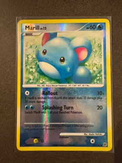 Marill 88/130 Reverse Holo Diamond and Pearl - Pokemon Card - MP - Image 1