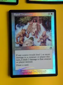 Pay no heed x2 & equal Treatment MTG 3 Card. Old Vintage Foil. Torment. - Image 2