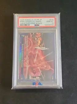 ?? PSA 10 Promo Godzilla TCG Card Game Burning Godzilla's Rampage esd02-015+ - Image 5