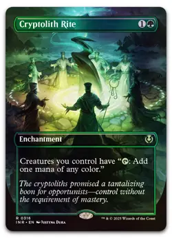 Cryptolith Rite (Borderless) #316 (Foil) (NM) Innistrad Remastered INR Magic MTG - Image 1