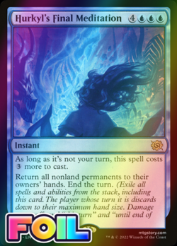 x1 Hurkyl's Final Meditation BRO MTG 52/287 FOIL RARE M/NM 1x - Image 1