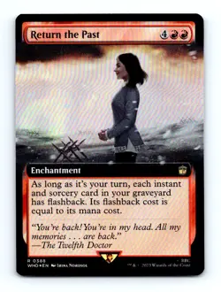#388 2023 Doctor Who Return the Past Rare FOIL - Image 1