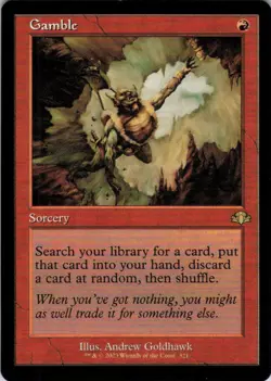 MTG Gamble (Retro Frame) (321) | NM | Dominaria Remastered {DMR} - Image 1