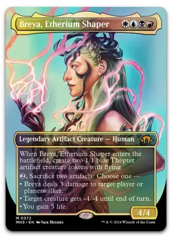 Breya, Etherium Shaper (Borderless) #372 (Foil) NM Modern Horizons 3 Magic MTG - Image 1