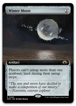 Winter Moon (Extended Art) #462 (NM) Modern Horizons 3 MH3 Magic MTG - Image 1