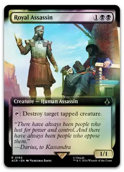Royal Assassin (Extended Art) #164 (Foil) (NM) Assassin's Creed ACR Magic MTG - Image 1