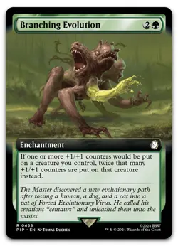 Branching Evolution (Extended Art) #468 (NM) Fallout PIP Magic MTG - Image 1