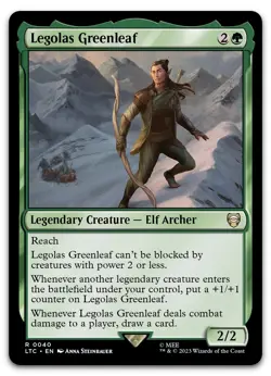 Legolas Greenleaf #40 (NM) Lord of the Rings LTC Magic MTG - Image 1