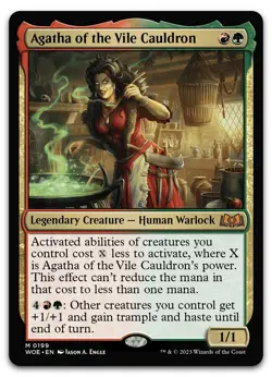 Agatha of the Vile Cauldron #199 (NM) Wilds of Eldraine WOE Magic MTG - Image 1