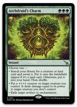 Archdruid's Charm #151 (NM) Murders Karlov Manor MKM Magic MTG - Image 1