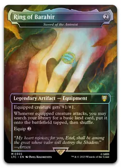 Ring of Barahir - Sword of the Animist #355 (Foil) NM Lord of the Rings - Image 1