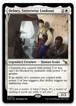 Delney, Streetwise Lookout #12 (NM) Murders Karlov Manor MKM Magic MTG - Image 1