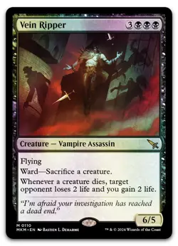 Vein Ripper #110 (Foil) (NM) Murders Karlov Manor MKM Magic MTG - Image 1
