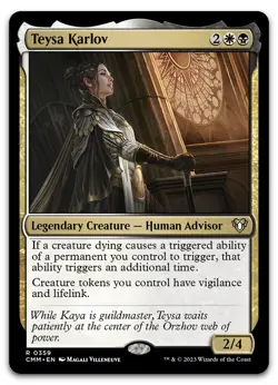 Teysa Karlov #359 (NM) Commander Masters CMM Magic MTG - Image 1