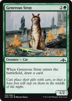 Generous Stray - Guilds of Ravnica #129/259 MTG Magic The Gathering - Image 1