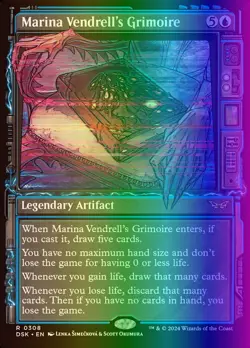 MTG Marina Vendrell's Grimoire (308/469) Duskmourn House of Horror LP FOIL - Image 1