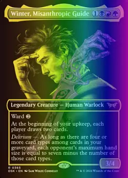 MTG Winter, Misanthropic Guide (365/469) Duskmourn House of Horror LP FOIL - Image 1