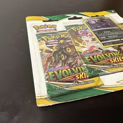 Pokemon TCG: Evolving Skies Three Pack Booster Blister Umbreon Promo 820650808814 - Image 2