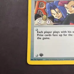 Pokemon TCG Here Comes Team Rocket-1st Edition Holo Rare NM - Image 4