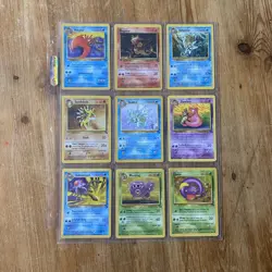 Pokemon Fossil Set WOTC Near Complete 2X RARE 34X Non Holo Set NM - Image 3