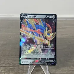 Zacian V 95/159 Sword & Shield: Crown Zenith Ultra Rare Pokemon TCG NM/M - Image 1