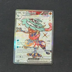 Greninja Ex 198/167 Ultra Rare Sv06: Twilight Masquerade NM/M Pokemon TCG (b) - Image 1