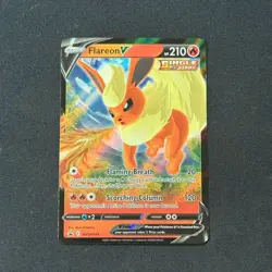 Flareon V SWSH149 Sword & Shield Black Star Promo NM/M Pokemon TCG - Image 1