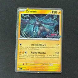 Zekrom 66/182 Rare Cosmo Holo Stamped SV04: Paradox Rift NM/M Pokemon TCG (b) - Image 1