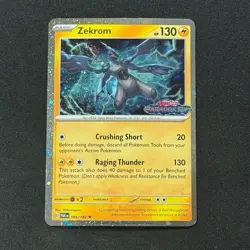 Zekrom 66/182 Rare Cosmo Holo Stamped SV04: Paradox Rift NM/M Pokemon TCG (a) - Image 1