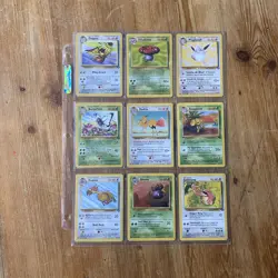 Pokemon Jungle Set WOTC Near Complete 3X RARE 35X Non Holo Set NM - Image 1