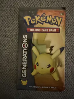 Pokemon TCG Generations Booster Pack Pikachu Cover Art, Sealed - Image 1