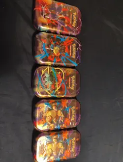 POKEMON TCG MEGA EVOLUTION Mini Tins *Lot of 5* NEW SEALED - Image 1