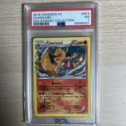 2016 Pokemon Xy Generations Radiant Collection Charizard #RC5 PSA 7 - Image 1