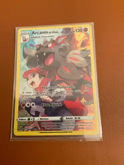 Carte Pokemon Arcanin de Hisui TG08/TG30 Origine Perdue - Image 1