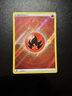 Fire Energy Holo 153/159 - Pokemon TCG - Crown Zenith - NM/M - Image 1