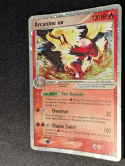 Pokemon EX LEGEND MAKER - #83/92 Arcanine ex - ENG - Ultra Rare Holo - Damaged - Image 5