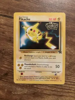 Pokemon Pikachu Black Star Promo #4 Movie Promo - Image 1