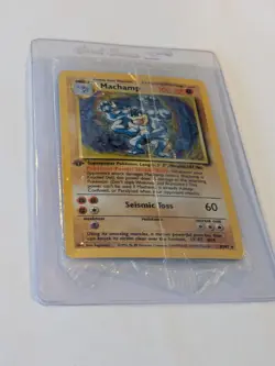 Pokemon Machamp 8/102 1st Edition Holo Factory Sealed VLP - Image 1