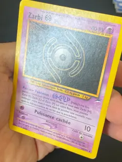 CARTE POKEMON ZARBI H 28/105 FR RARE WIZARDS NEO DESTINY -TBE - Image 2