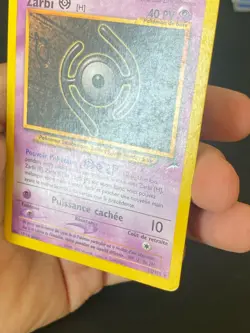 CARTE POKEMON ZARBI H 28/105 FR RARE WIZARDS NEO DESTINY -TBE - Image 3