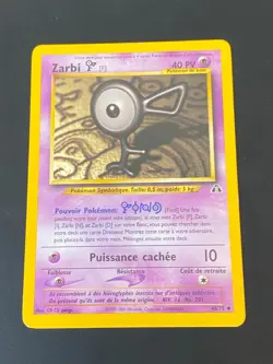 CARTE POKEMON ZARBI F 48/75 FR PEU COMMUNE NEO DISCOVERY - EXC - Image 1