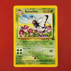 5-08-13 PWE pokemon unplayed 1999 jungle 33/64 butterfree - Image 1