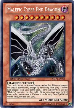 Yugioh! Malefic Cyber End Dragon - YMP1-EN004 - Secret Rare - Limited Edition Ne - Image 1