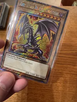 red eyes black dragon Ra04-En109 Platinum Secret Rare Nm Yugioh Alt - Image 2